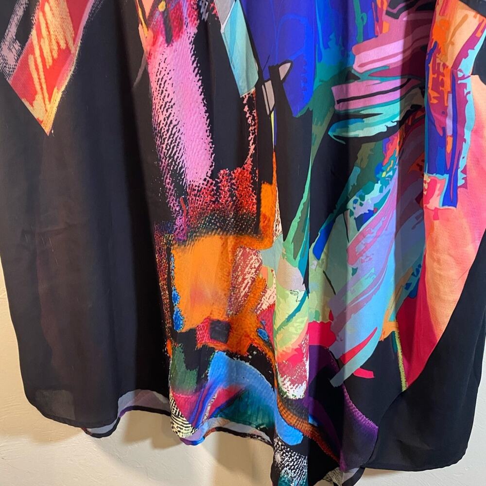 Multi Color Top Size 3X Sheer - Picture 4 of 7